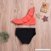 Kids Baby Girls Bikini Swimsuit Two Piece Set Cuekondy Summer Off Shoulder Ruffles Swimwear Tops+Shorts Bathing Suit Orange B07QF7KTX9